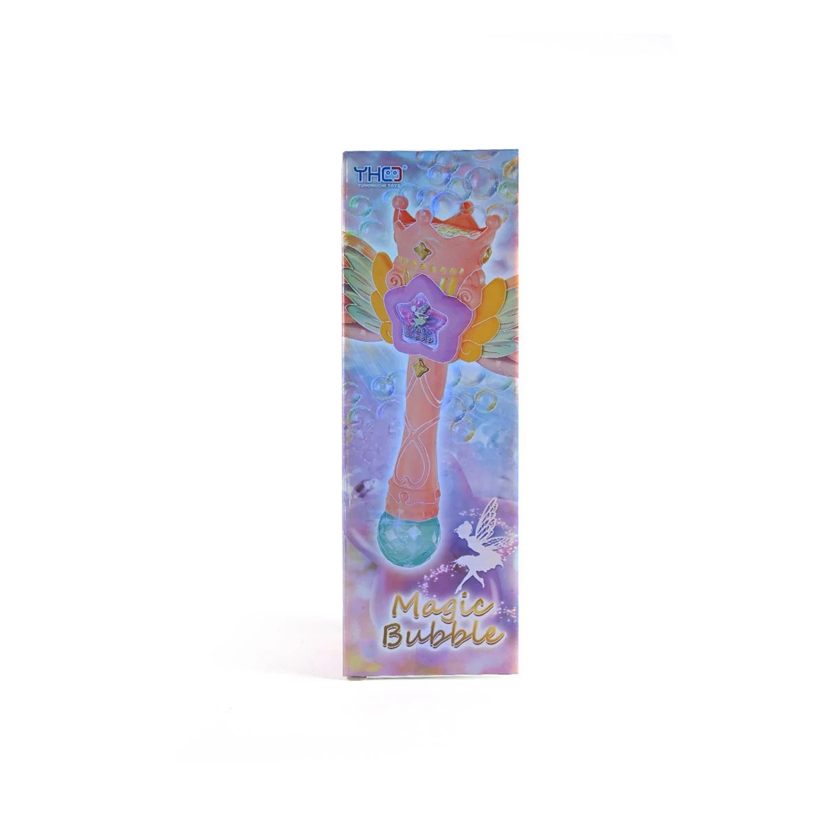 0-89-33339-1 Magic Bubble Fairy Wand: Light-Up Musical Bubble Machine - Image 1