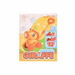 Musical Giraffe Bubble Machine Cart - Automatic Light-Up Bubble Blower with Pull-Along Handle for Toddlers - Image 2