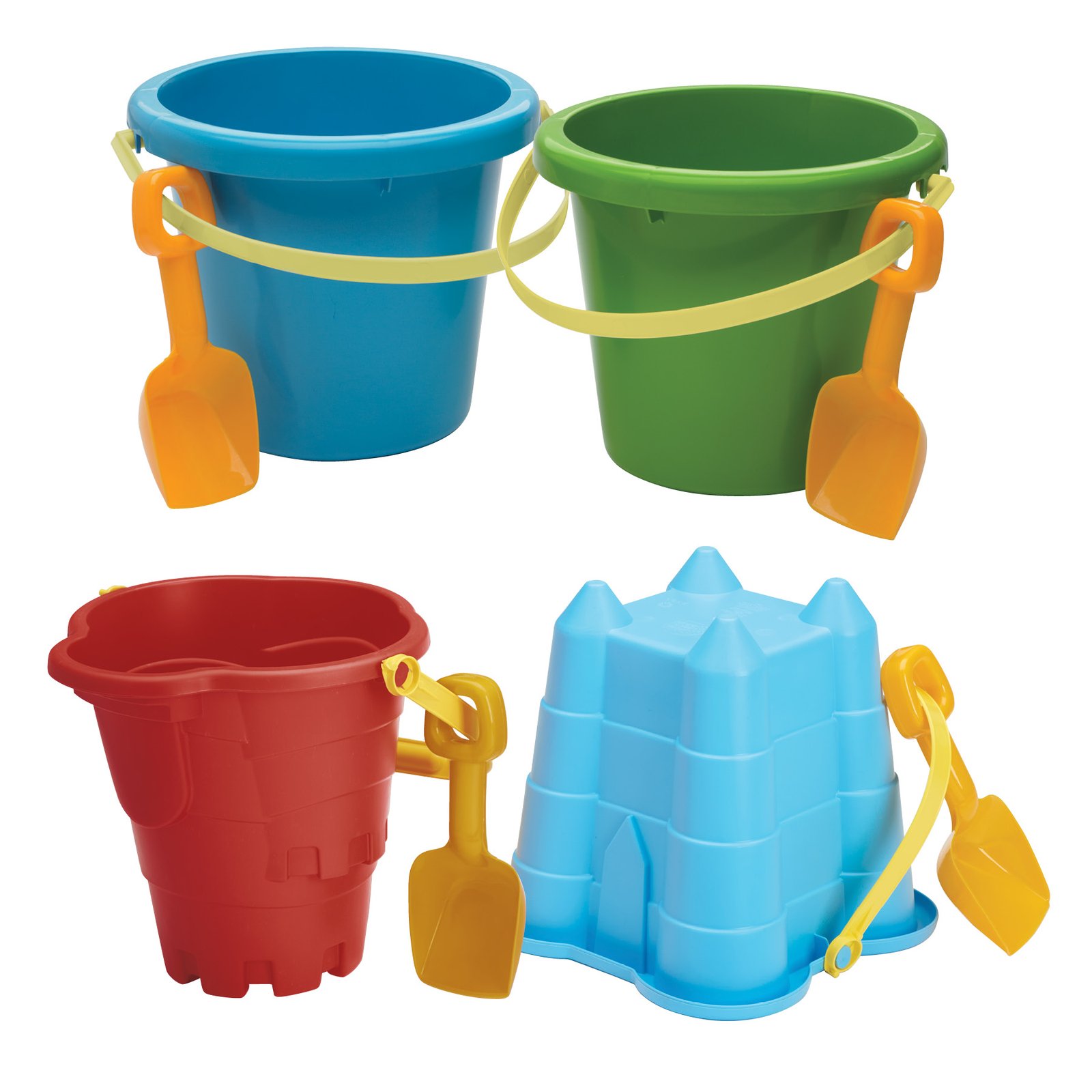 02160-assort.jpg Jumbo Pail, Mold & Shovel Asst. - Image 1