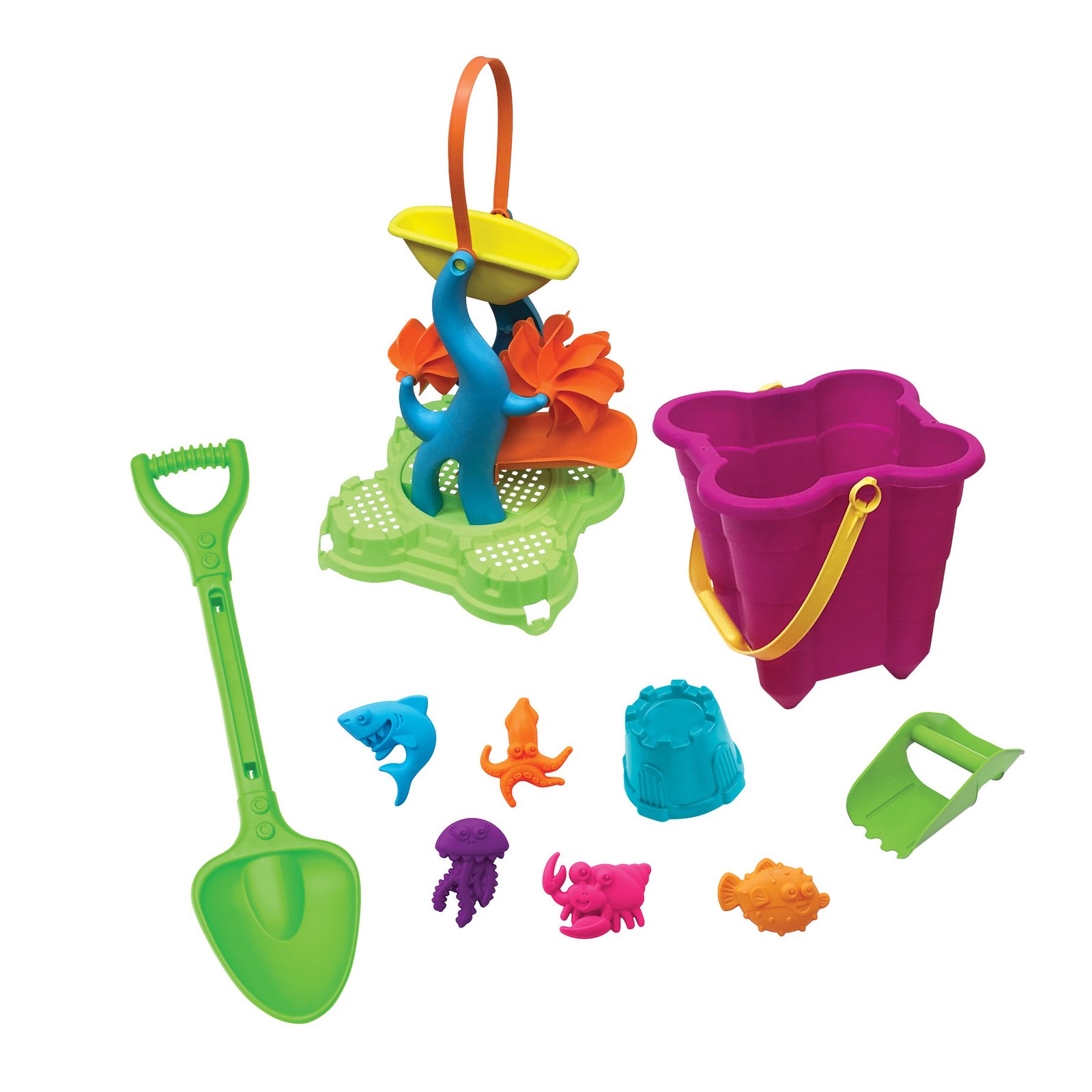 02850-pieces-LR.jpg Beach Tower of Fun (with Toys) - Image 1