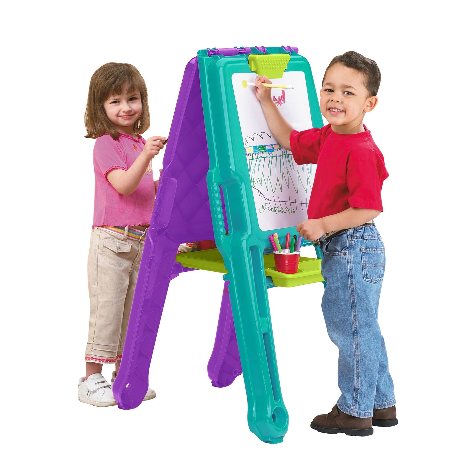 12800-lifestyle.jpg FOLD & CARRY ART EASEL - Image 1