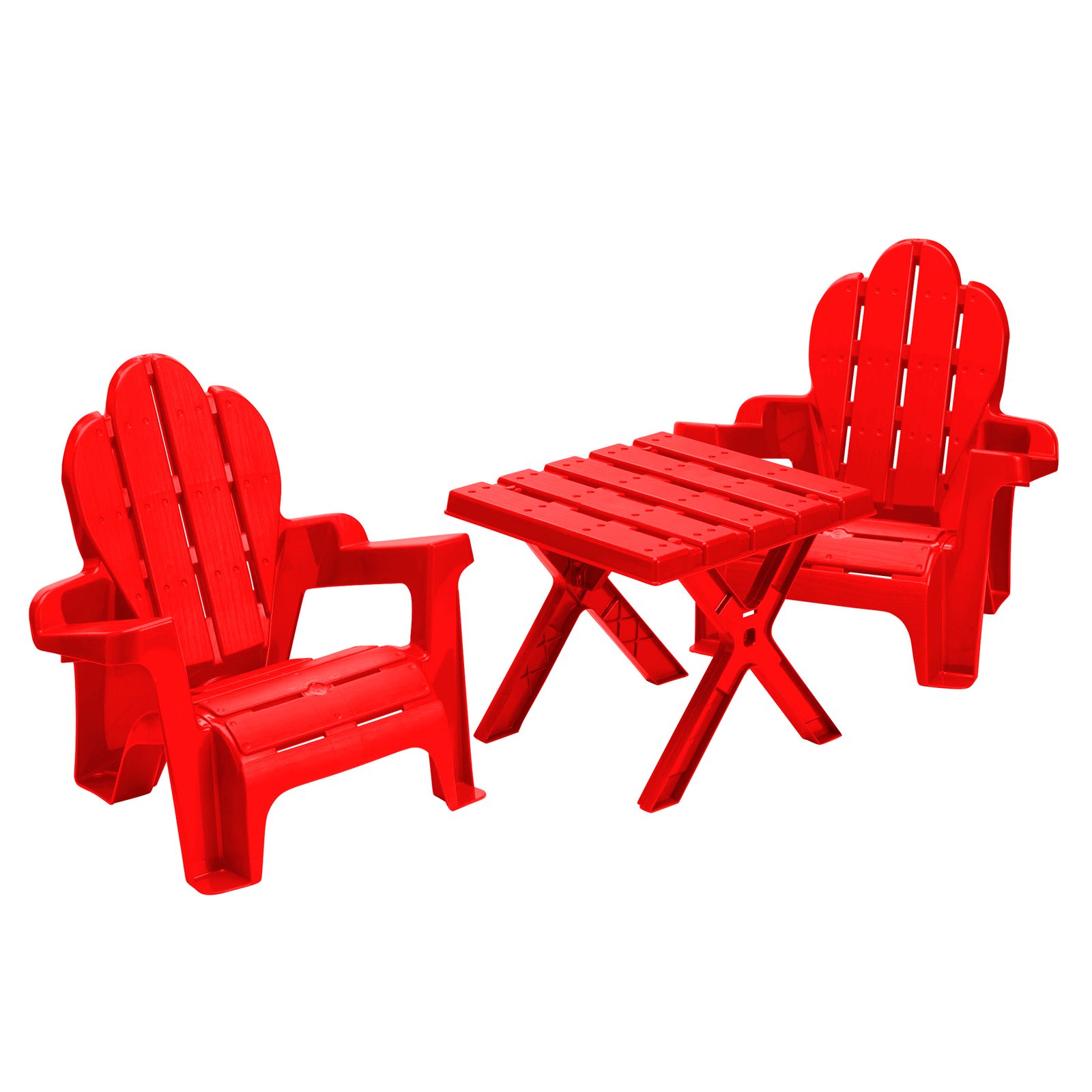 13510-red.jpg Adirondack Table & Chairs - Image 1